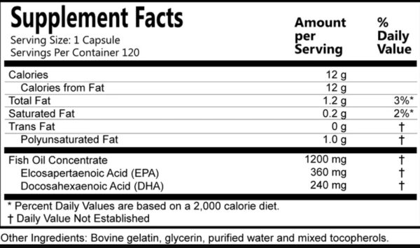 Daily Manufacturing - Omega-3 Fish Oil - Image 2