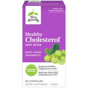 EuroPharma/Terry Naturally - Healthy Cholesterol with Amla - 60 Capsules (EXP 2/25-older look in stock)