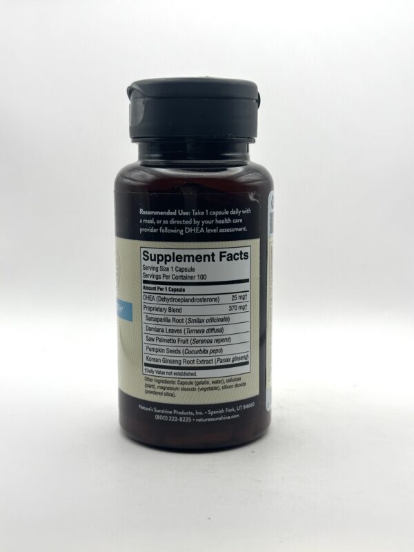 Nature's Sunshine - DHEA-M (Men's) - 100 Capsules - Image 2