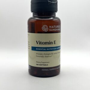 Nature's Sunshine - Vitamin E -100IU - 180 Softgels