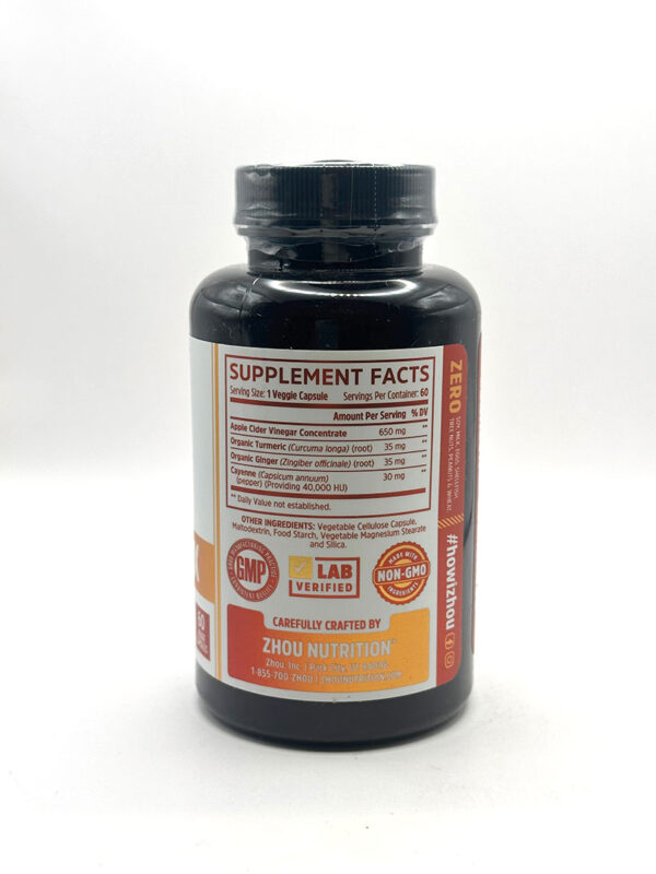 Zhou - Cider Detox - 60 Capsules - Image 2